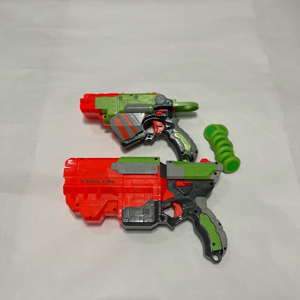 NERF guns Vortex: Vigilon and Proton